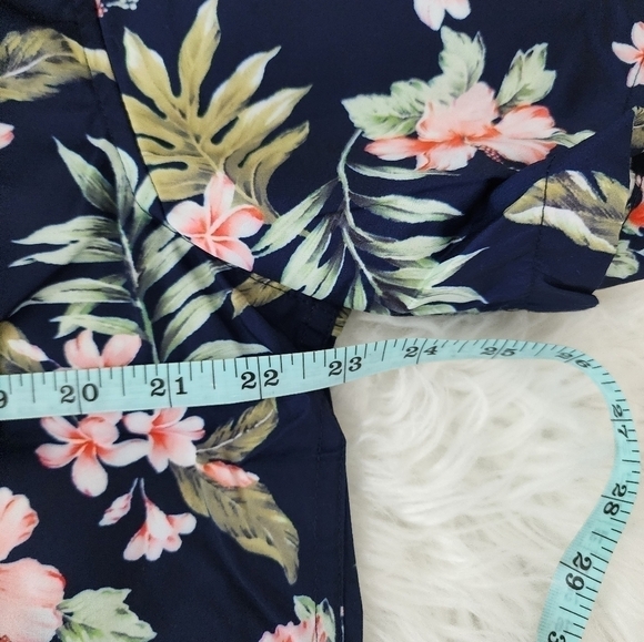 COOFANDY Men's Floral Hawaiian Shirt Short Sleeve Casual Button Down Tro… - Picture 5 of 8